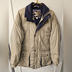 Vintage - Argus Down Rugged Tan Puffer Coat - Size L